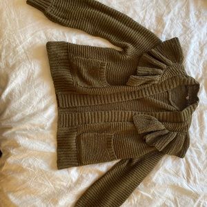 Madewell Ruffled Knit Sweater- NEVER WORN